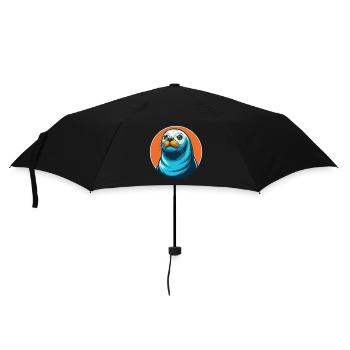 Seal Cute Kawaii Cartoon Clipart Animal Pet Logo - Umbrella (small) - black - Front