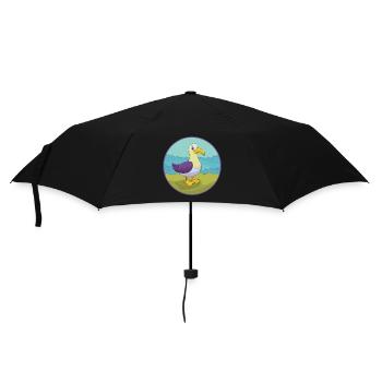 Albatross Cute Kawaii Cartoon Clipart Animal Pet - Umbrella (small) - black - Front