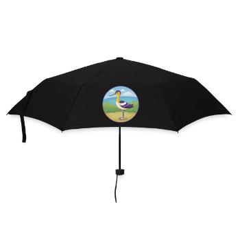Avocet Cute Kawaii Cartoon Clipart Animal Pet - Umbrella (small) - black - Front