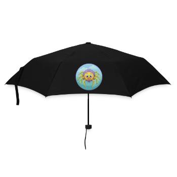 Spider Cute Kawaii Cartoon Clipart Animal Pet - Umbrella (small) - black - Front