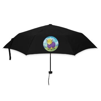 Yak Cute Kawaii Cartoon Clipart Animal Pet - Umbrella (small) - black - Front