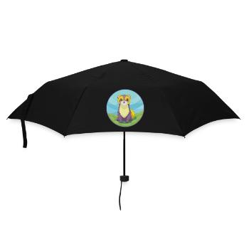 Ferret Cute Kawaii Cartoon Clipart Animal Pet - Umbrella (small) - black - Front