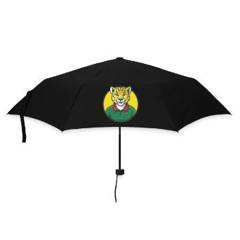 guépard mignon kawaii dessin animé clipart animal de compagnie - Parapluie standard - noir - Devant