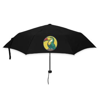 Toucan Cute Kawaii Cartoon Clipart Pet Animal - Umbrella (small) - black - Front