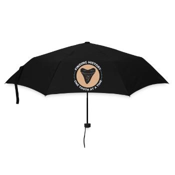Dents de requin Collectionneur de fossiles Chasse Paléontologie - Parapluie standard - noir - Devant