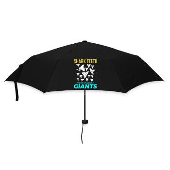 Dents de requin Collectionneur de fossiles Chasse Paléontologie - Parapluie standard - noir - Devant