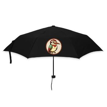 Bee Eater Colorful Kawaii Cartoon Character Pet - Umbrella (small) - black - Front