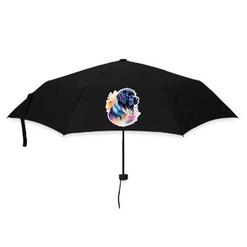 Aquarelles de Terre-Neuve - Parapluie standard - noir - Devant