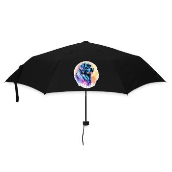 Aquarelles de Terre-Neuve - Parapluie standard - noir - Devant