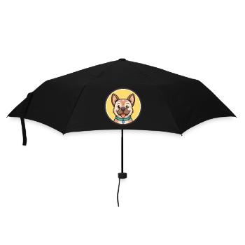 Poitevin Dog Breed Colorful Cartoon Kawaii Clipart - Umbrella (small) - black - Front