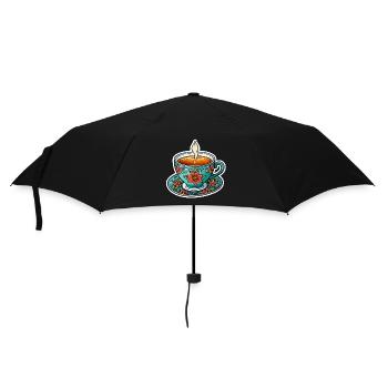 Teetasse Neo Traditional - Regenschirm (klein) - Schwarz - Vorne