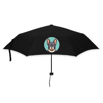 Grand Bleu de Gascogne Race Chien Dessin Animé Kawaii - Parapluie standard - noir - Devant