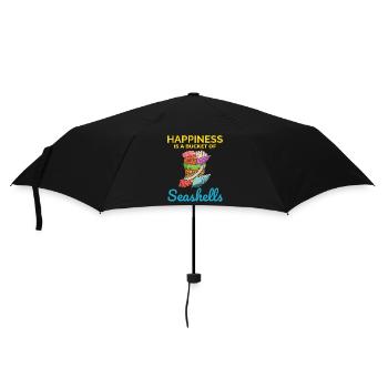 Seashells Collector Beachcomber Sea Shell Ocean - Umbrella (small) - black - Front