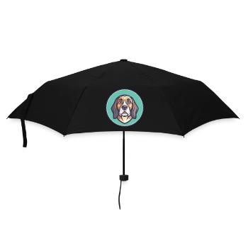 Posavac Chien Chien Race Dessin Animé Kawaii Clipart Animal de compagnie - Parapluie standard - noir - Devant