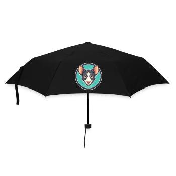 Ratonero Murciano Race Chien Dessin animé Kawaii Clipart - Parapluie standard - noir - Devant