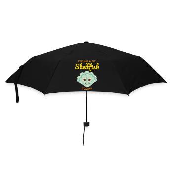 Jakobsmuscheln Sammler Strandräuber Schalentiere - Regenschirm (klein) - Schwarz - Vorne