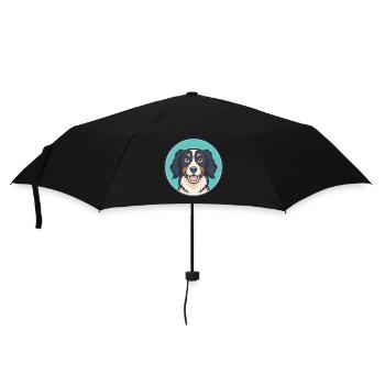 Stabyhoun Chien Race Dessin animé Kawaii Clipart Animal - Parapluie standard - noir - Devant