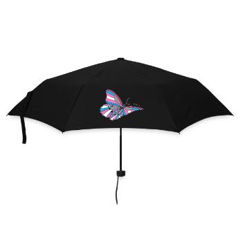 butterfly transgender, bigender, transsexual - Umbrella (small) - black - Front