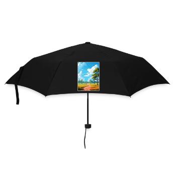 Cannock Chase Aonb Affiche de voyage Souvenir Peinture WP - Parapluie standard - noir - Devant