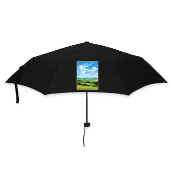 Cranborne Chase Aonb Affiche de voyage Souvenir WPA - Parapluie standard - noir - Devant