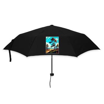Cannock Chase Affiche de voyage Peinture Souvenir WPA - Parapluie standard - noir - Devant