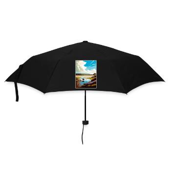 Arnside Et Silverd Vintage Voyage Poster Souvenir - Parapluie standard - noir - Devant