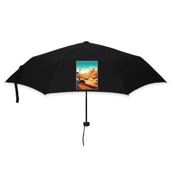 Sahara Désert Afrique Voyage Affiche Souvenir WPA - Parapluie standard - noir - Devant