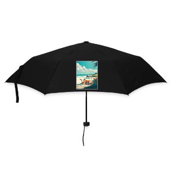 La côte sauvage Afrique du Sud Affiche de voyage souvenir - Parapluie standard - noir - Devant