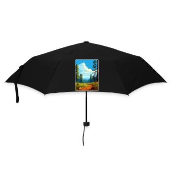 Sequoia Kings Canyon Nationalpark Reiseposter - Regenschirm (klein) - Schwarz - Vorne