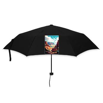 Grand Canyon National Park Arizona Travel Poster - Umbrella (small) - black - Front