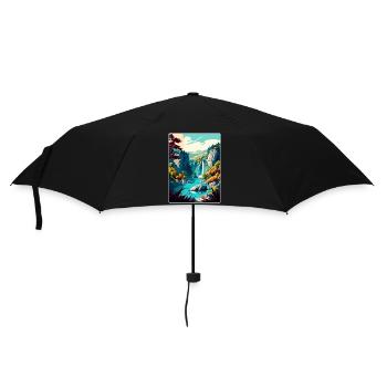 Parc national de Geres Portugal Carte d’affiche de voyage - Parapluie standard - noir - Devant