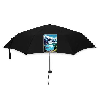 Parc national Banff Canada Affiche de voyage souvenir - Parapluie standard - noir - Devant