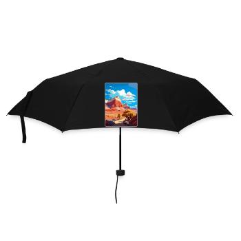 Affiche de voyage souvenir du parc national de Capitol Reef - Parapluie standard - noir - Devant