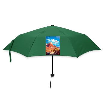 Capitol Reef Nationalpark Reiseposter Souvenir - Regenschirm (klein) - Flaschengrün - Vorne