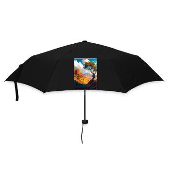 Canyonlands Nationalpark Reiseplakat Souvenir - Regenschirm (klein) - Schwarz - Vorne