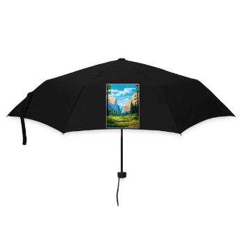 Parc national de Yosemite Affiche de voyage Souvenir WPA - Parapluie standard - noir - Devant