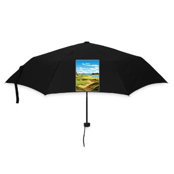 Chambers Bay Golf Club Reiseposter Souvenir WPA - Regenschirm (klein) - Schwarz - Vorne