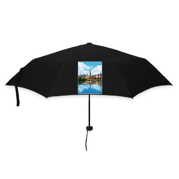 La Haye Pays-Bas Affiche de voyage Souvenir WPA - Parapluie standard - noir - Devant