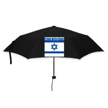 Stand with israel - Parapluie standard - noir - Devant