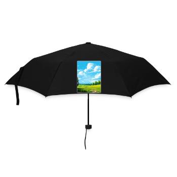 Altmühlsee Allemagne Affiche de voyage Peinture souvenir WP - Parapluie standard - noir - Devant