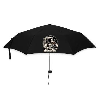 Astronaute Ours Spacebar Cadeau - Parapluie standard - noir - Devant