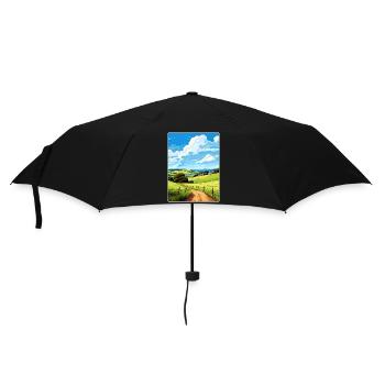Lerryn Cornwall England Travel Poster Souvenir WPA - Umbrella (small) - black - Front