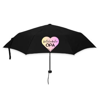 WeltallerbesterOpa- wir haben dich lieb! - Regenschirm (klein) - Schwarz - Vorne