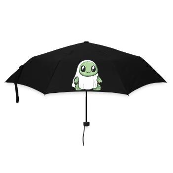 Turtle Halloween Funny Ghost - Umbrella (small) - black - Front