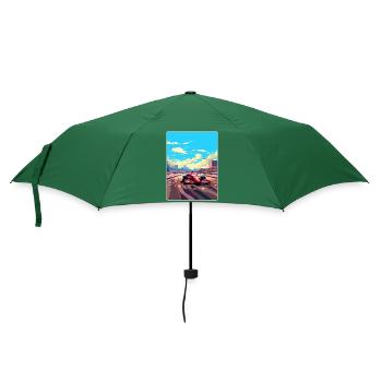 Circuit de Barcelone Motorsport Race Espagne Voyage WPA - Parapluie standard - vert bouteille - Devant