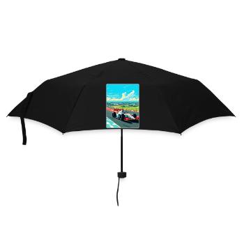 Magny Cours Circuit Motorsport Race Frankreich Reisen - Regenschirm (klein) - Schwarz - Vorne