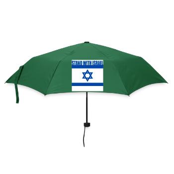 Stand with israel - Umbrella (small) - bottlegreen - Front
