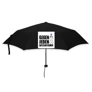 Contre tout antisémitisme - Parapluie standard - noir - Devant