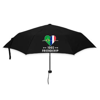 Le Brésil et la France, une amitié à 100 % - Parapluie standard - noir - Devant