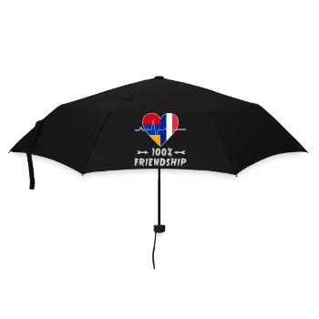 L'Arménie et la France : amitié à 100 % - Parapluie standard - noir - Devant